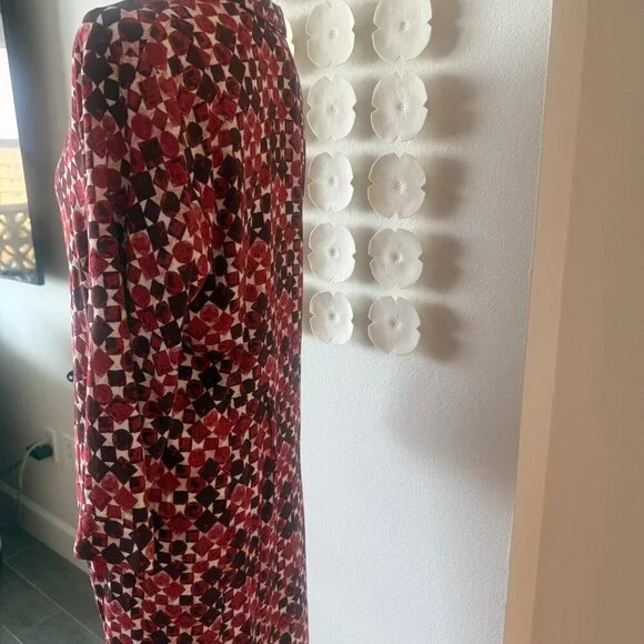 Nic & Zoe Multicolor Knit Dress – Rust, Cream & Taupe – NWT - Picture 6 of 8